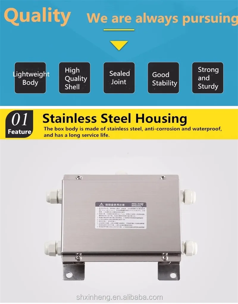 
10 connection analog stainless steel case waterproof keli junction box 