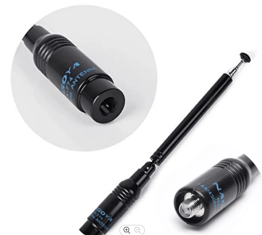 NA-774, 144/430 МГц U/V двухдиапазонная антенна BNC разъем для IC-V8 IC-V82 IC-V85 TK308 в течение двух путевая радио антенна