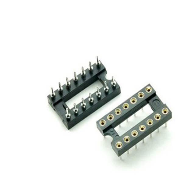 NYXDZ 14P круглая розетка с отверстием IC DIP14, цельная трубка 34 шт. 15 юаней