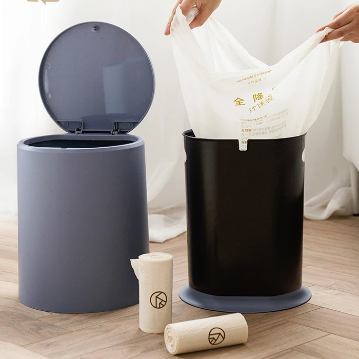 Custom high quality jambo bio degradable corn starch compostable pla vest carrier carry trash garbage bags