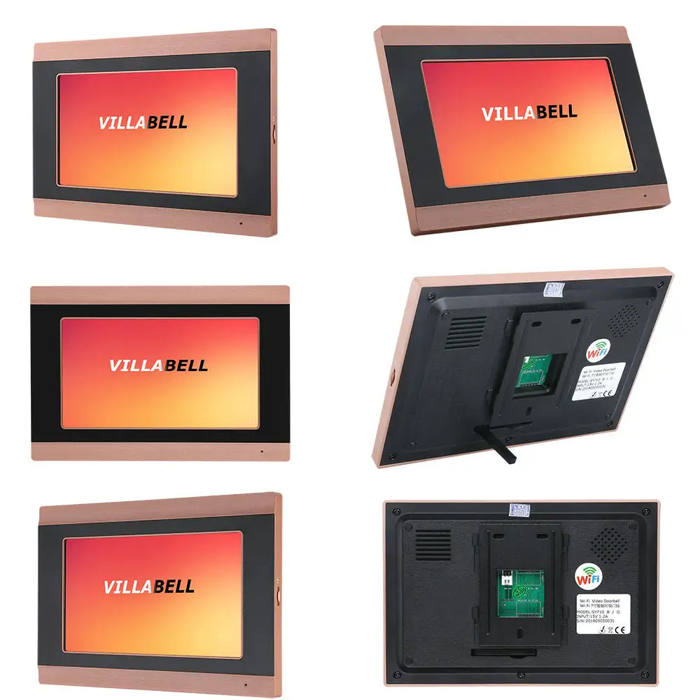 Умный видеодомофон с 4 проводами кольцом Wi-Fi дверной звонок камера видеофон контроль доступа