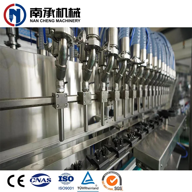Customized automatic soyabean refined olive vegetable sunflower edible cooking oil filling machine bottling plant