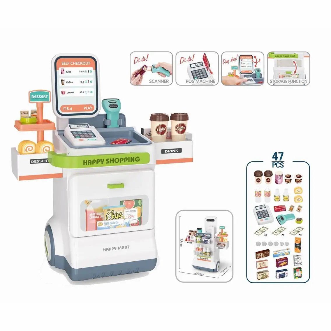 2024 Best Gift New Arrival Children Pretend Play Doctor Tool Stethoscope Toy Set Educational Plastic Medical Play Gear