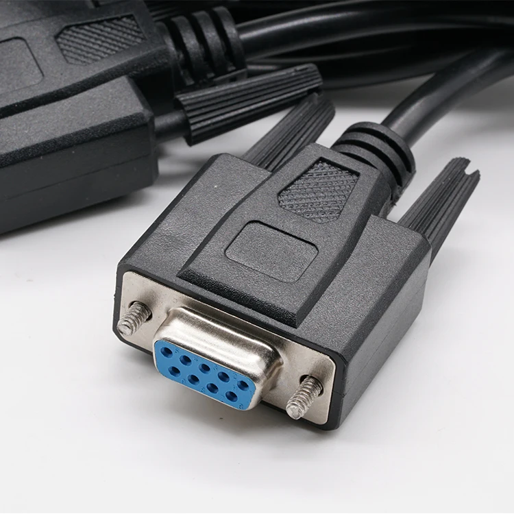 Spot Goods Hot Sale Standard Db9pin Cable Null Modem Cable Display Screen Extension Electrical Wire Harness
