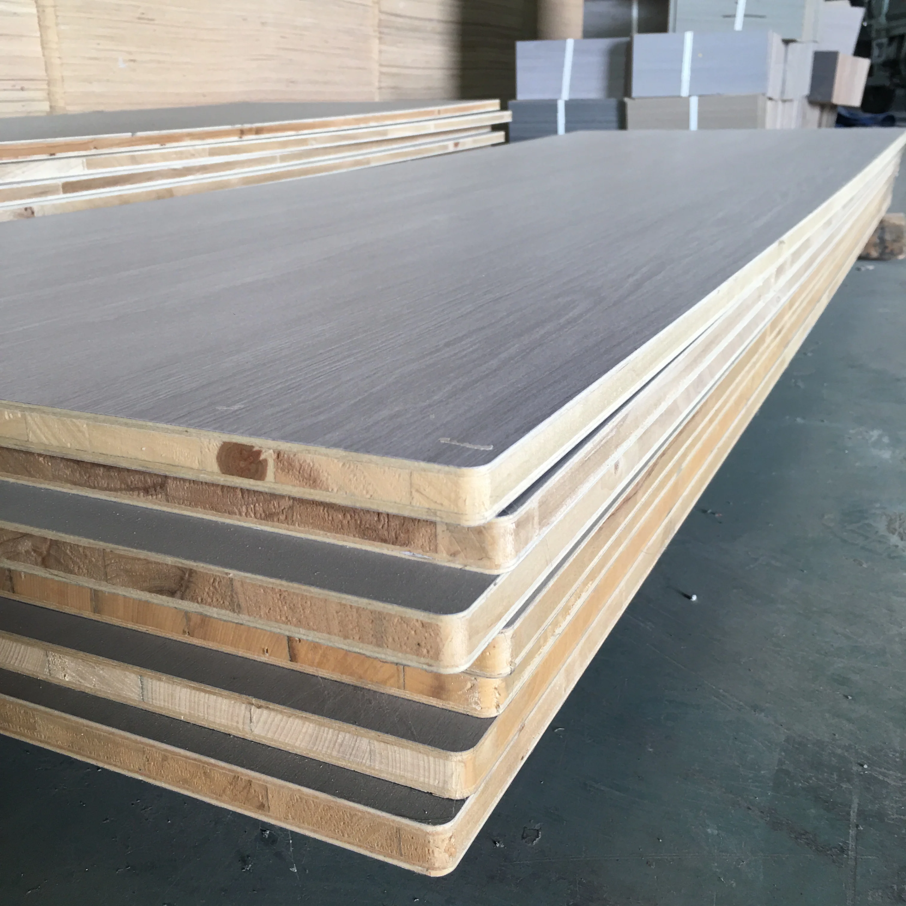 Wholesale Furniture Factory 12 18 25mm China Best Melamine Block Board Laminated Wood Boards Blockboards