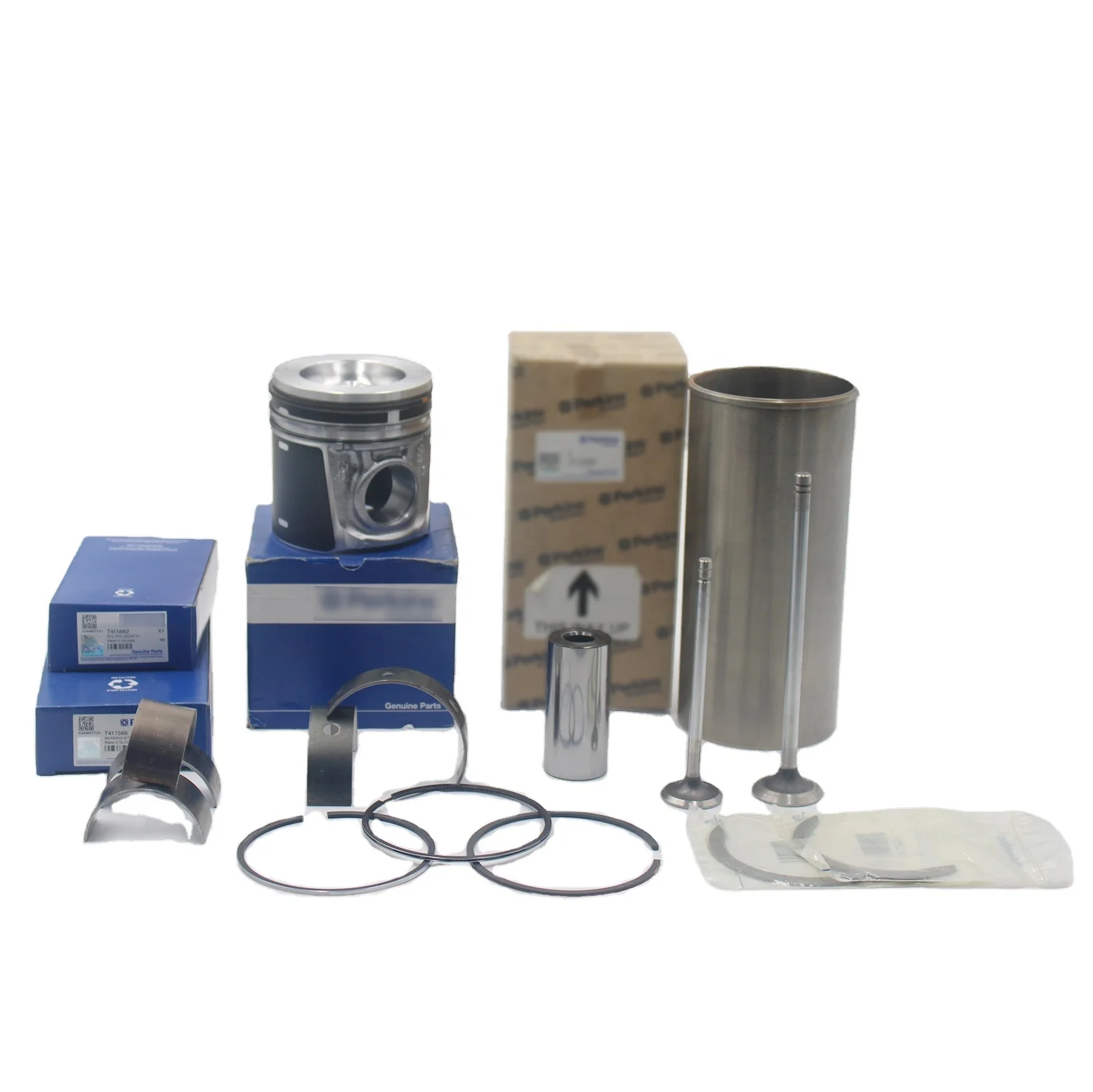 Excavator spare parts T415862 CYLINDER LINER KIT for Perkins  engine C7.1 C6.6 320D2L 3054C piston liner Rebuild Kit