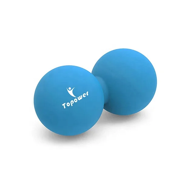 peanut lacrosse ball custom logo deep  tissue lacrosse massage balls