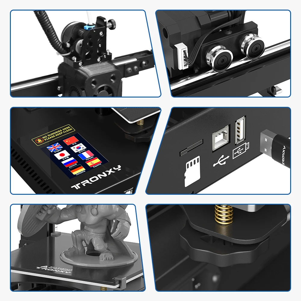 Crux 1S Mini Build Surface impresora 3d drucker FDM printing machine direct manufacturer competitive price FDM 3d Printer