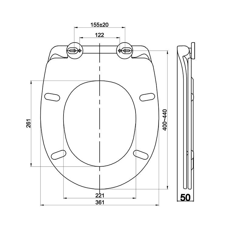 Buy European-style toilet seats for a universal bathroom toilet seat cushion