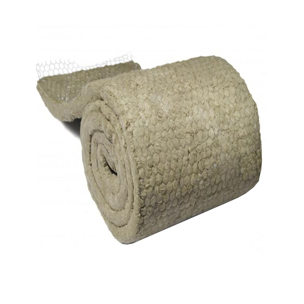 55mm Rock Wool Insulation 130kg M3 Density 150-200kg Production Plant