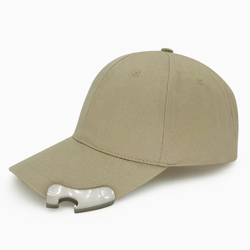 china manufacturer new models khaki Open bottle function hat opener baseball cap for men sports fashion running popular hats