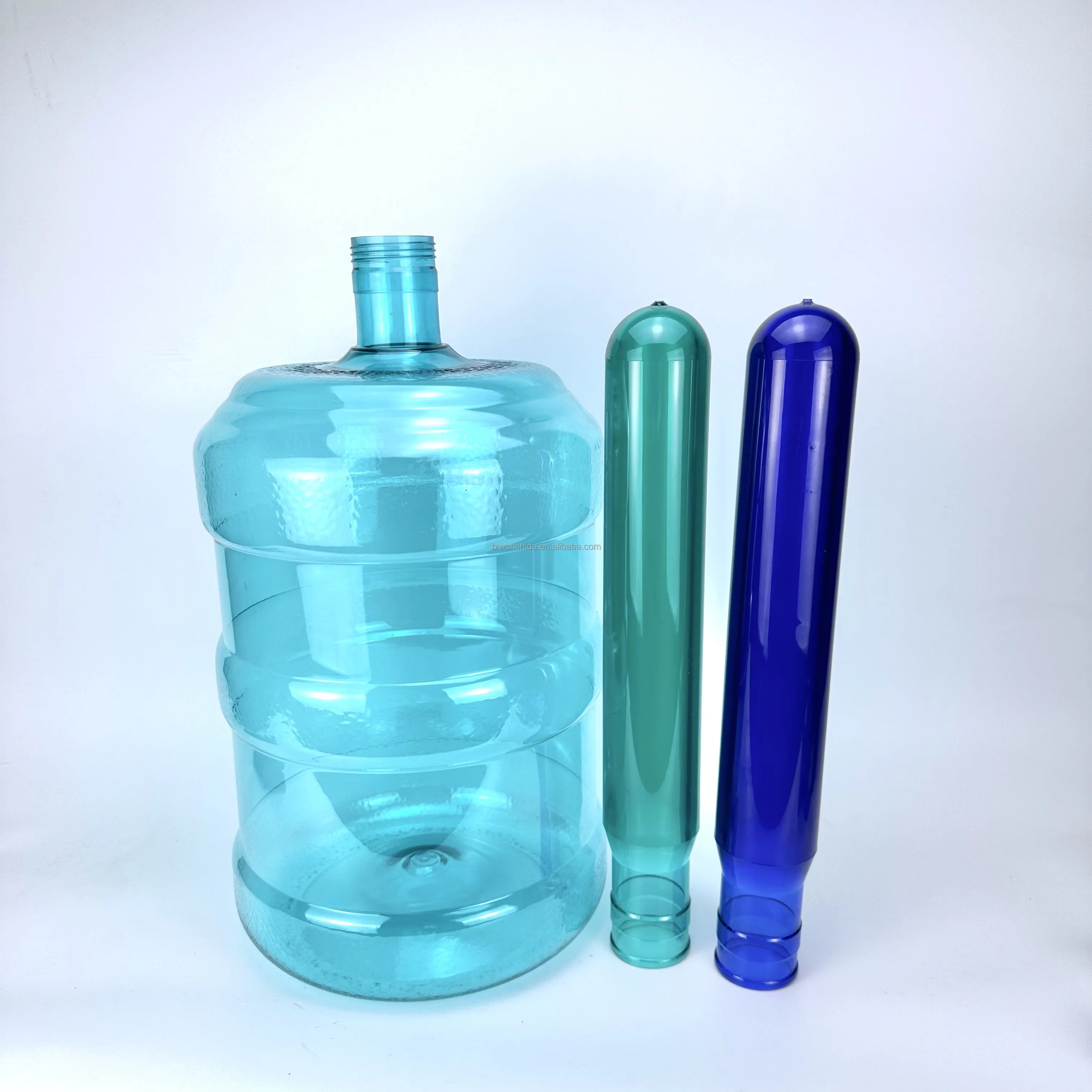 5gallon 700g 730g Blow Moulding Machine 20 Liter  750g Plastic Blue transparent 5gallon PET preform