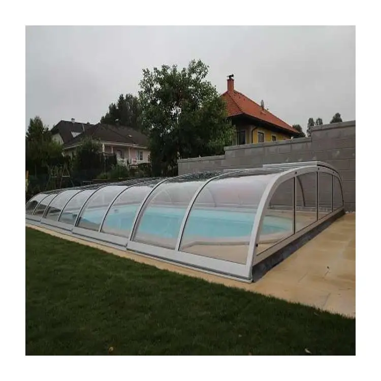 The Newest Fiver Glass Swimming Pool Glass House  Sun Glass House Aluminum