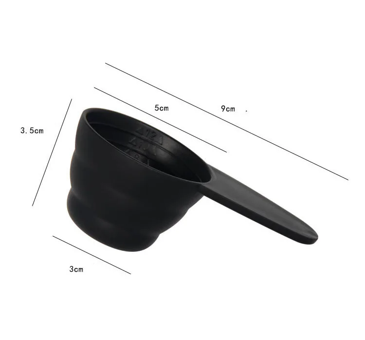 Perfect Reusable Food Grade PP Material Short Handle Coffee Measuring Spoon for Coffee Shop