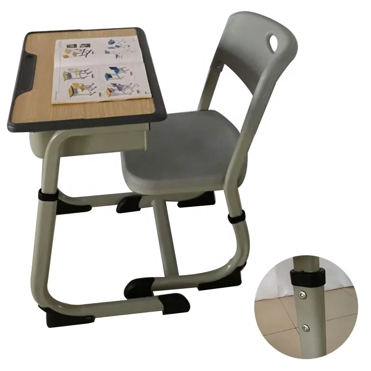 
Custom school college chair and desk one piece student table chair and desk 