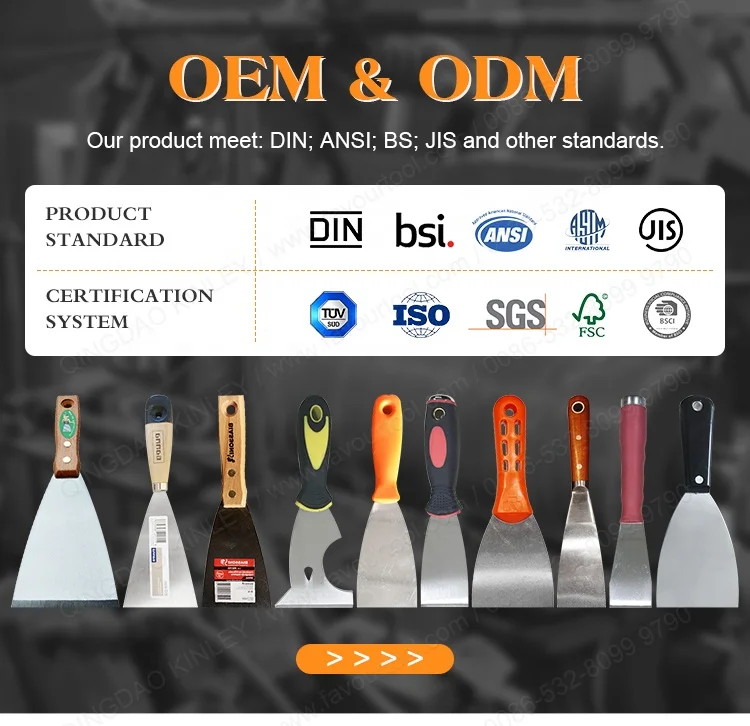 Hot Selling Plastic Handle Taping Knives Sealant Cleaning Professional boot scraperPutty Knife