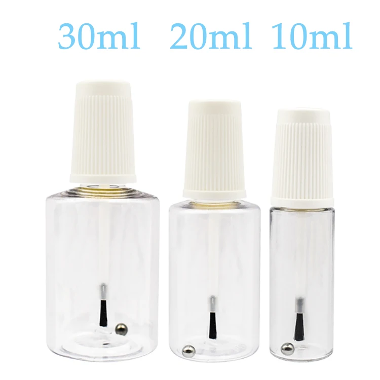 Low MOQ (2 Carton) 20ml Touch up paint bottle with Brushes,Car paint Refinish Repair pen bottle,with brush and mixing ball