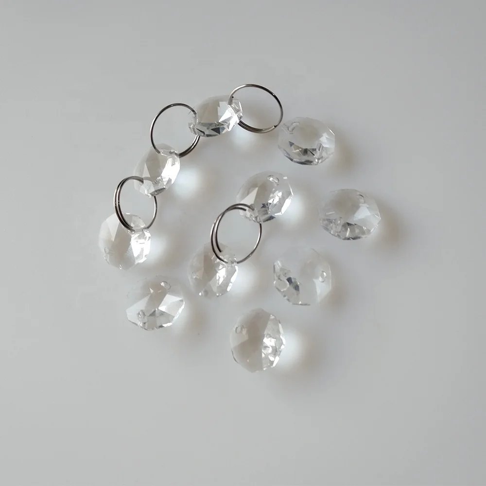 Crystal clear beaded chain curtain wedding decoration backdrops