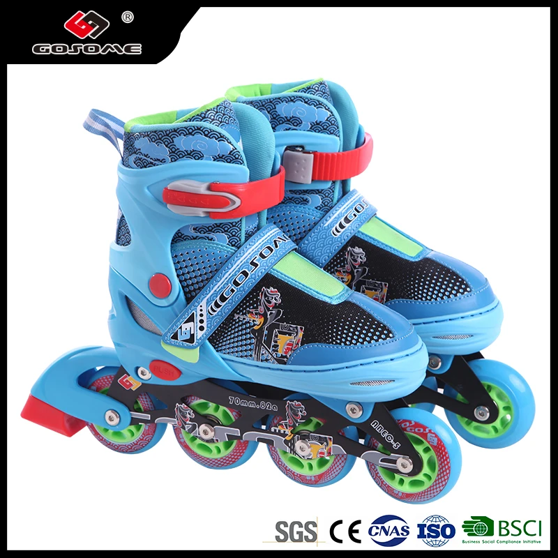 customizable retractable sizes durable inline and roller skate for kids