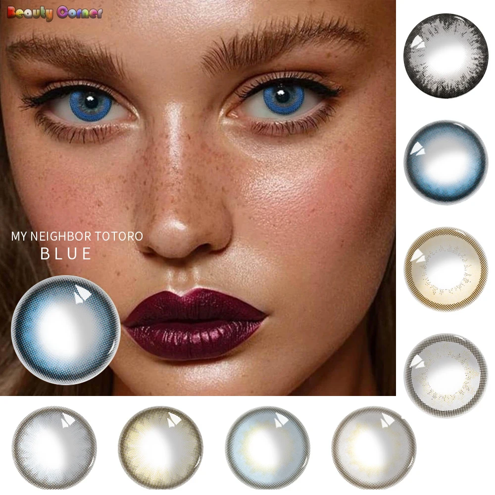 
taoqihou with Power Degree Color Contact Lenses Long cat/First sight/Baroque/Panshen Colored Contact Lenses for eyes 