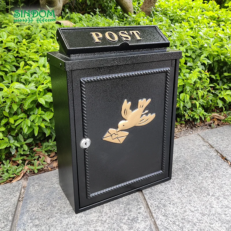 Modern Techniques Wholesale Cast Mailbox Outdoor Street Wall Mounted Aluminium Mailboxes