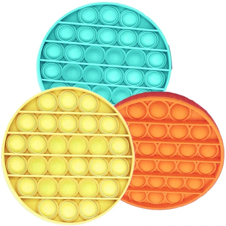 Best Quality Manufacturer Supplier Silicone Push Pop Bubble Squeeze Sensory Fidget Toy