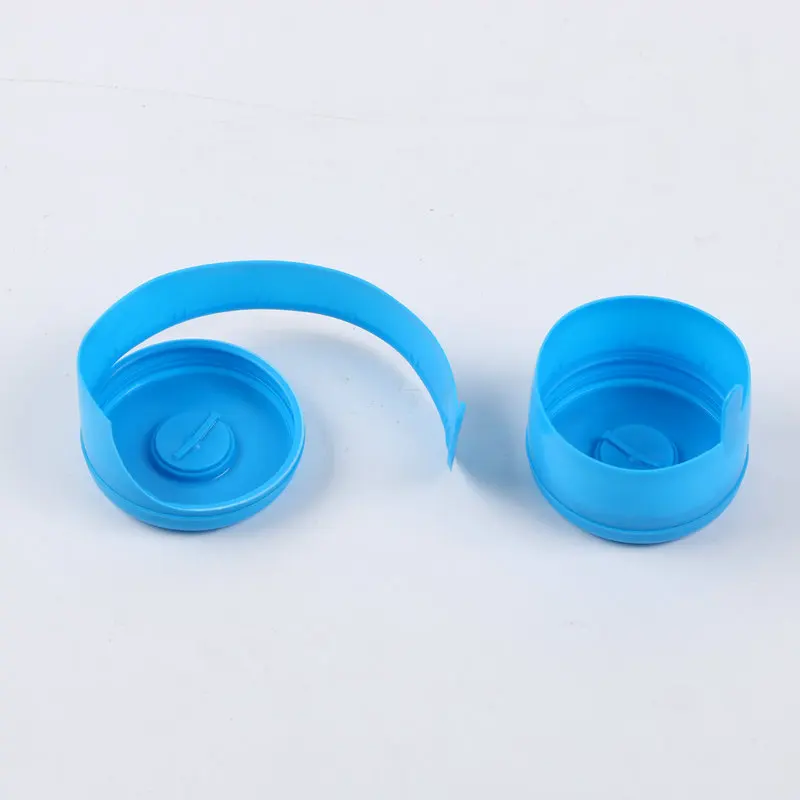 Chinese factory different design 5 gallon water bottle lids 55mm plastic end caps for pure water