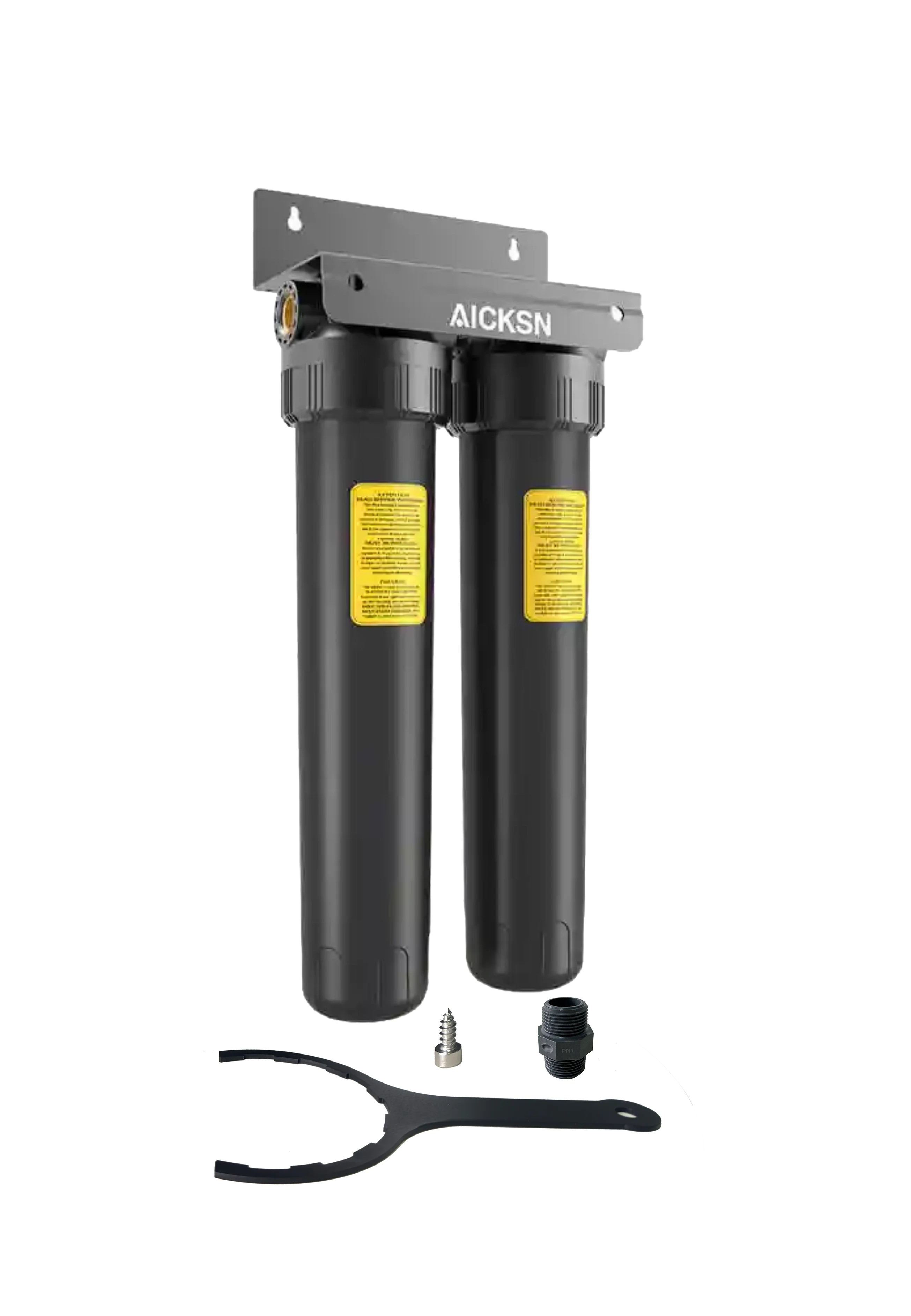 Aicksn Filter 2-Stage Big Blue Housing ACF Filtration System Water Filtration Purifier Water Purifying