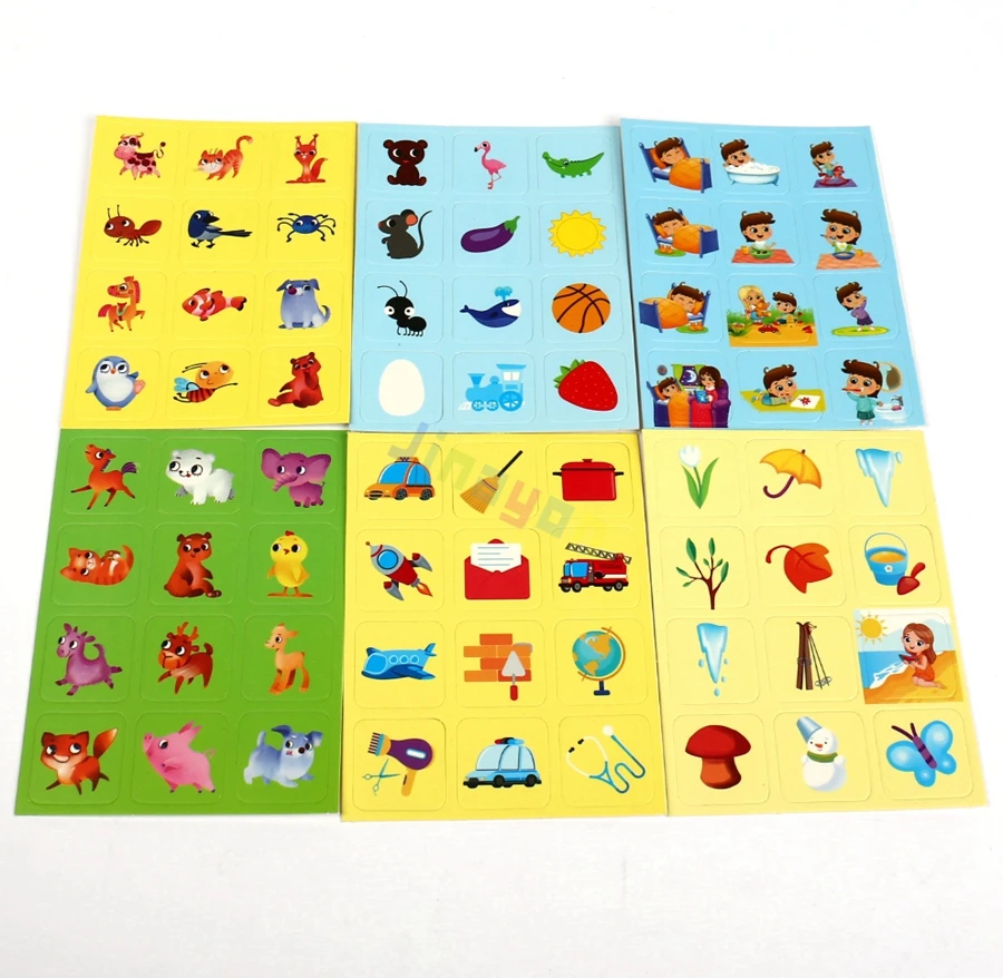 Punchboard Paper Token for Board Game Accessories Cognition Paper Cards Top Quality