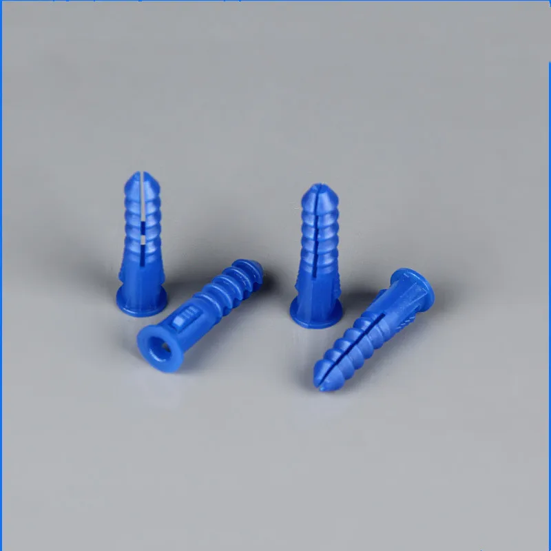 HF2021Nylon Hollow Wall Anchors Hammer Drive Kit With Screw Plastic Threaded Anchor Double Sided Tower
