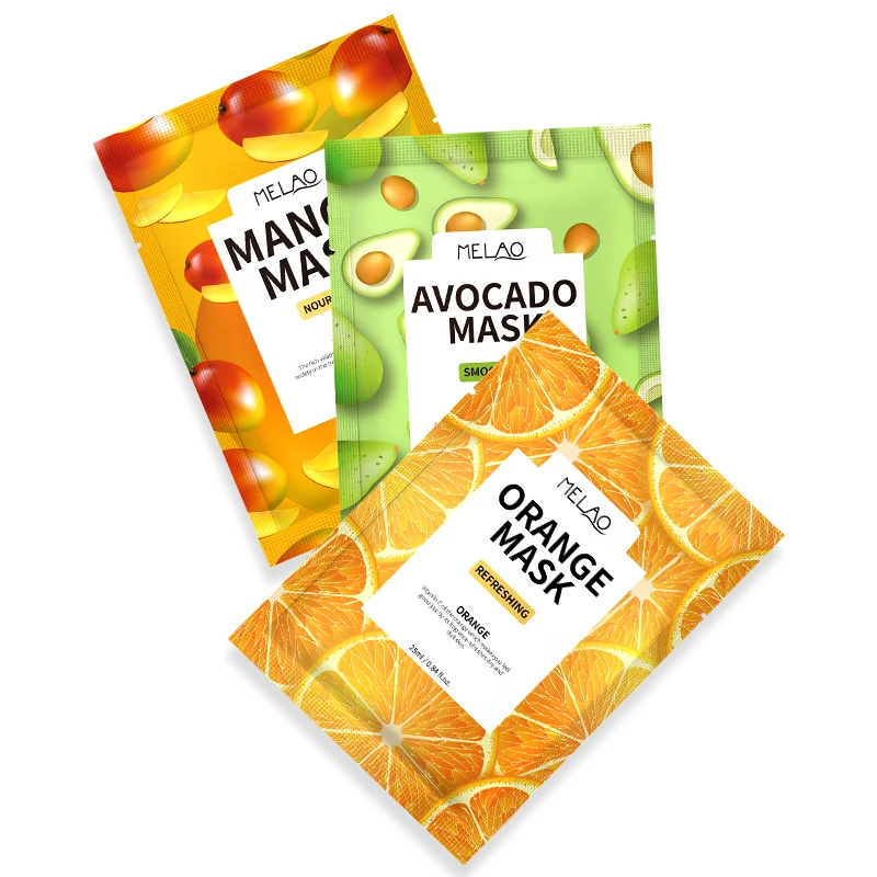 Private Label Facial Masks with Marine Collagen Hyaluronic Acid Sheet Moisturizing Masks for Face All Skin Types