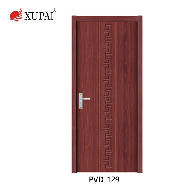 Customized size and design Walnut israel security door stanley  exterior doors pu foam infilling pvc door