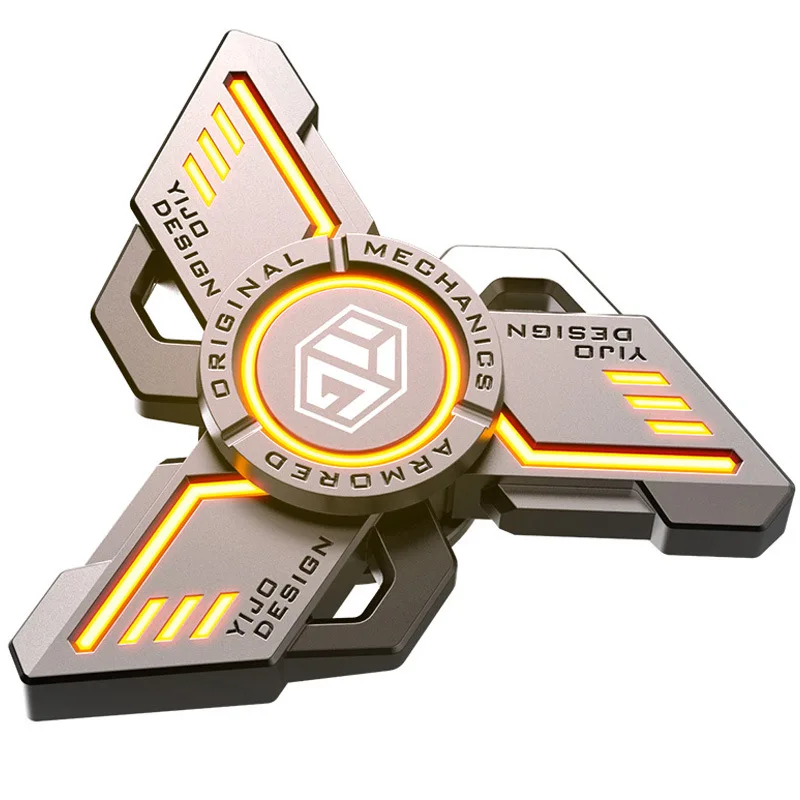 Luminous Fidget Spinners Metal Alloy Hand Spinner Mute Bearing R188 Noctilucent Senior Gyro Stress Relief Toy for Adult Gifts