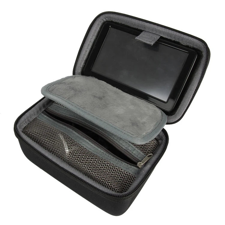 Factory Large Storage Mesh Pocket GPS Carrying Case Anti-Scratch Lining Eva GPS Case