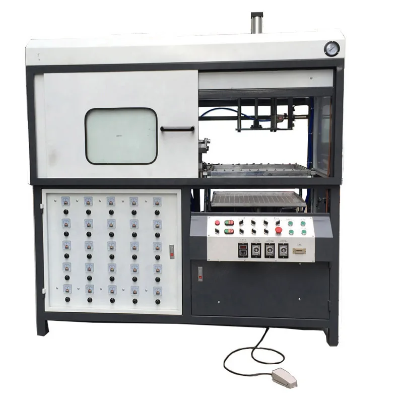 Semi automatic blister vacuum forming machine for plastic sheet