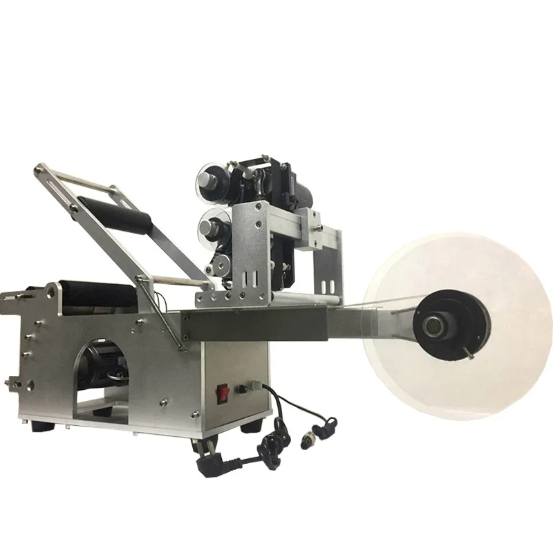 HANBOO Manual HBL-M103PT Transparent Printer Labeling Machine Transparent for Round Bottles