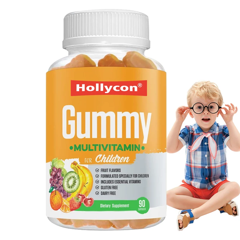 OEM Private Label Health Food Supplement Vegan 60 Gummies Multivitamin Kids Multivitamin Gummies