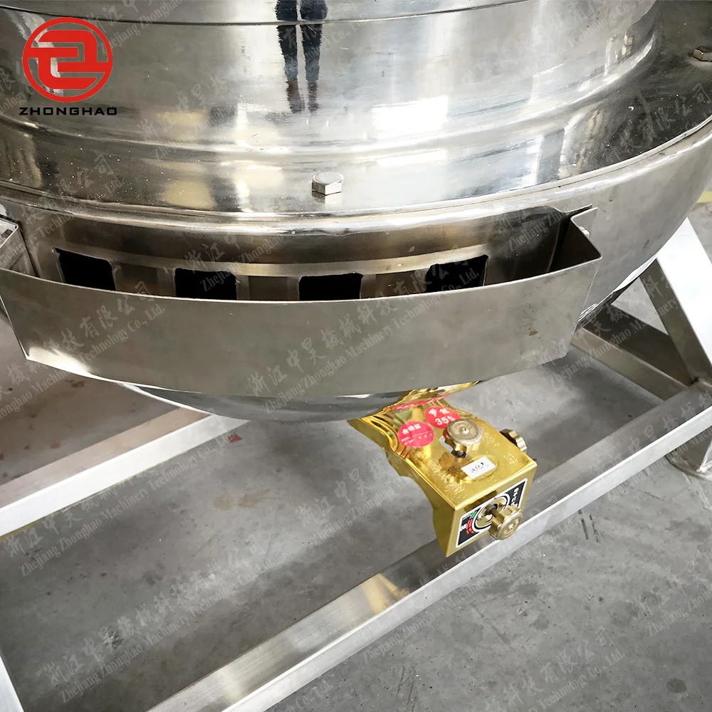 Factory Price Stainless steel Electric Heating Jacketed Cooking Kettle Fruit Jam Making Machine Jacketed Kettle with Agitator