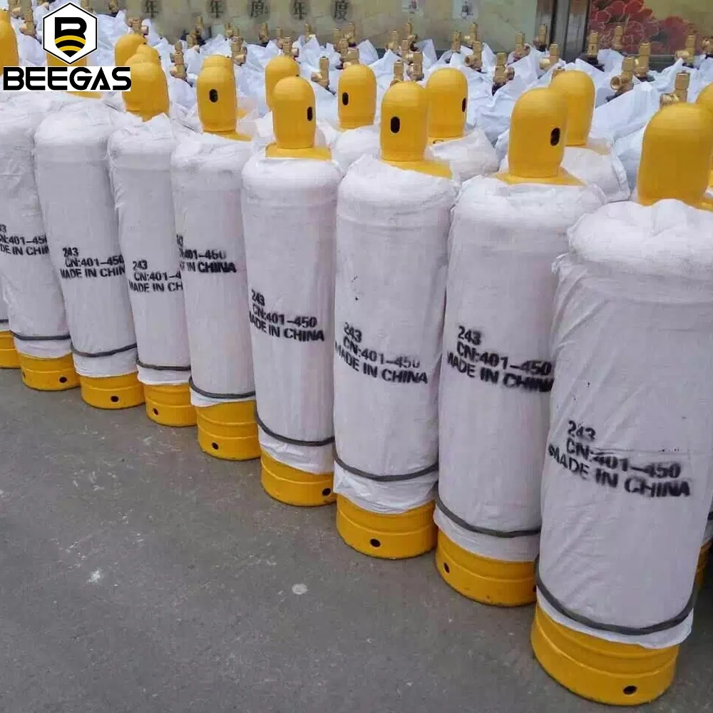 40Bar High Purity Seamless 40bar Acetylene Cylinder 99.9% Purity 40L Acetylene Gas