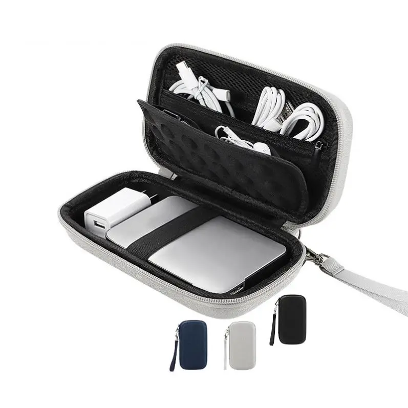 XDH97 Portable Zipper Travel  Cable Organizer Bag Travel Electronic Bag Multifunctional Electronic Gadgets