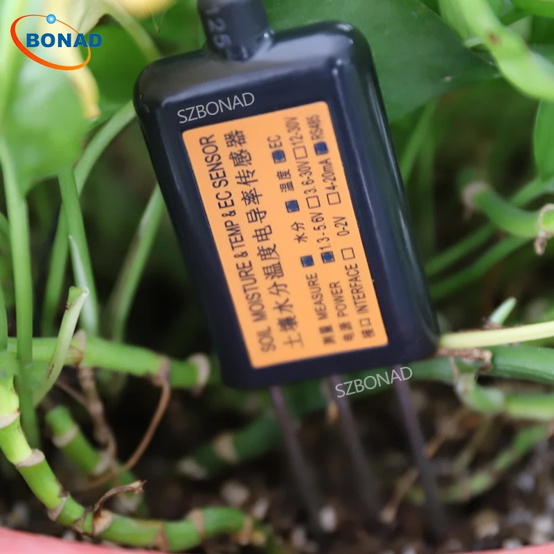 Датчик почвы MEC10 IP68 RS485 FDR датчик влажности температуры и проводимости