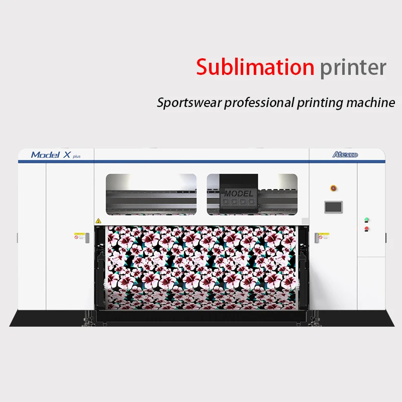 Heat press sportswear sublimation printing low weight paper high temperature dispersion ink 28g paper atexco machine