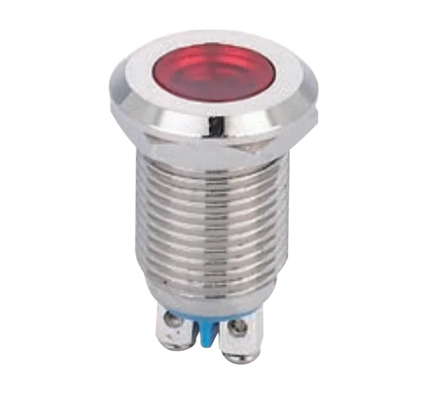 5mm 3 Color Metal LED Indicator Light With Ece 12V Signal Pilot Lamp Waterproof 20mm 22mm RGB Equipment
