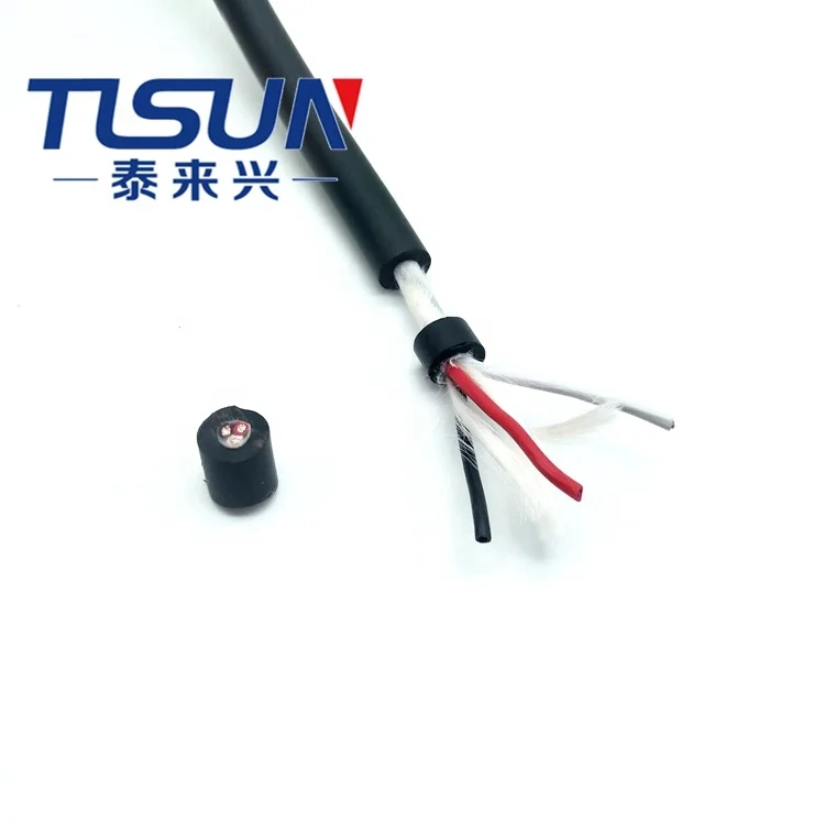 Tlsun CE сертификации HF-YY 3X0.5mm2 высокая гибкая Цепной кабель управления