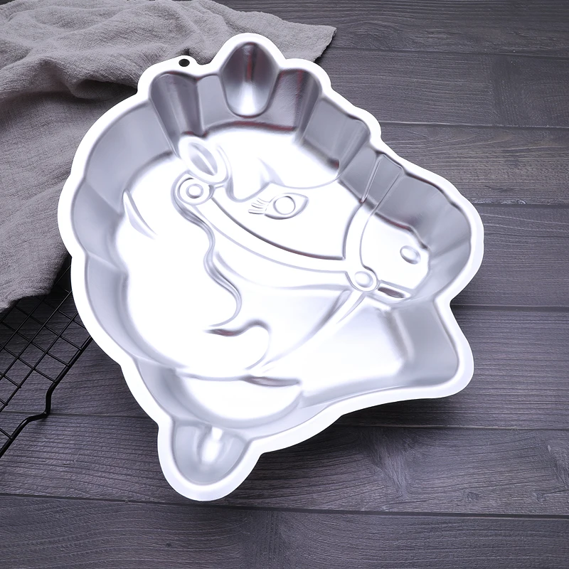 Кухонные принадлежности противень для выпечки большой пищевой 3d мультяшный домик форма торта из алюминия