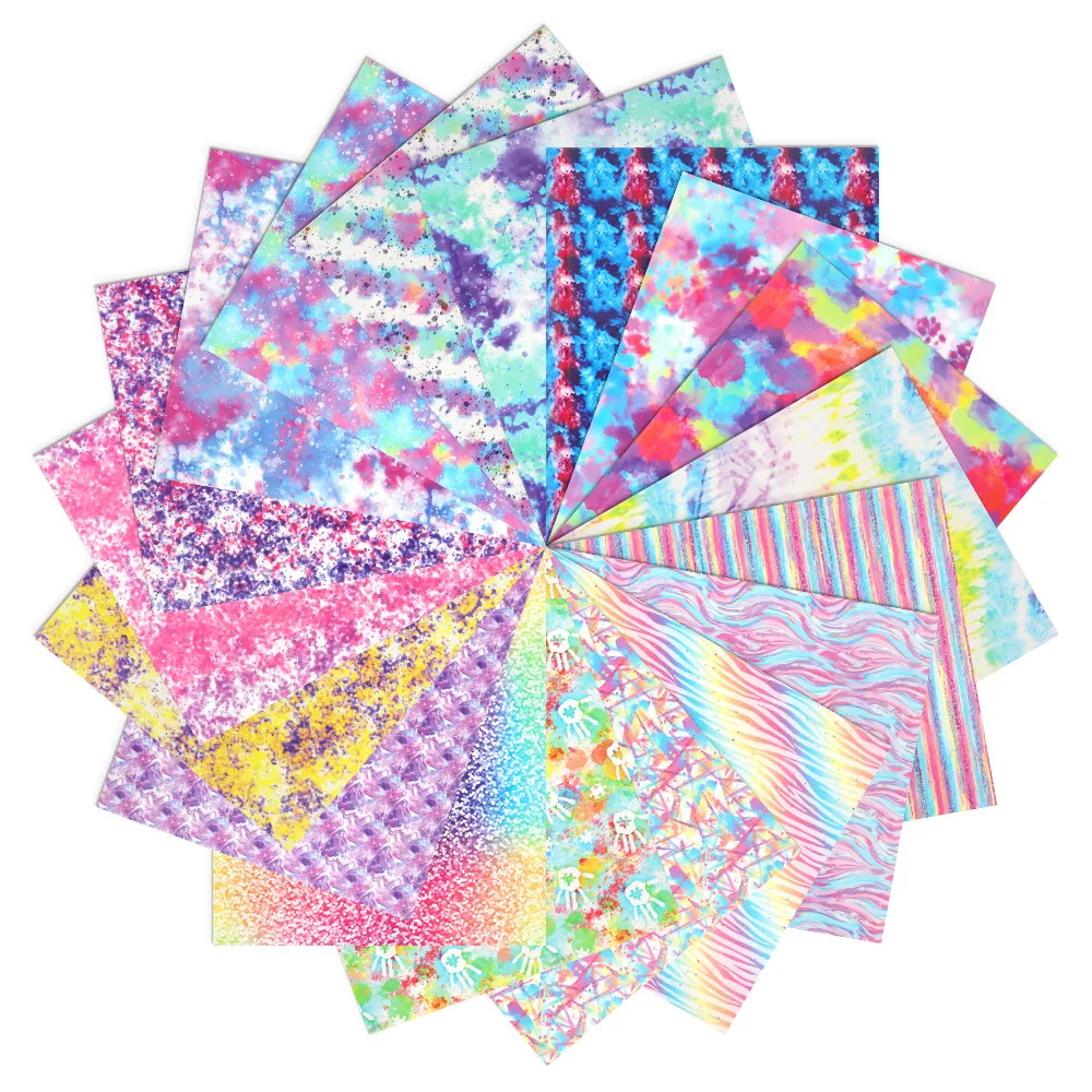 Виниловая наклейка 12x12 дюймов с акварелью для печати, Перманентная самоклеящаяся виниловая рулонная пленка для кружки cricut