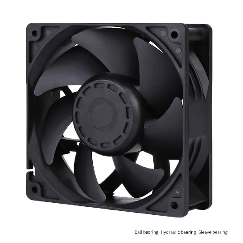 Fan Manufacturer 120mm 120*120*38mm  12038 Aluminum Frame 12V 125x DC Brushless Axial Fan 300CFM