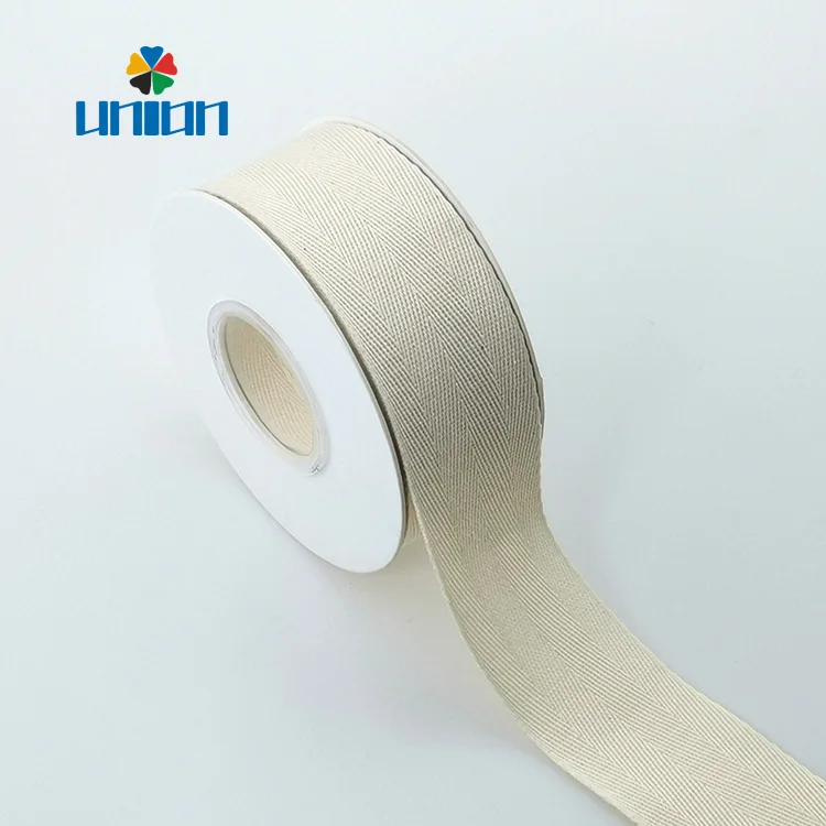 Wholesale  Customized Printed Eco-friendly 100%  Cotton Ribbon Twill ribbon