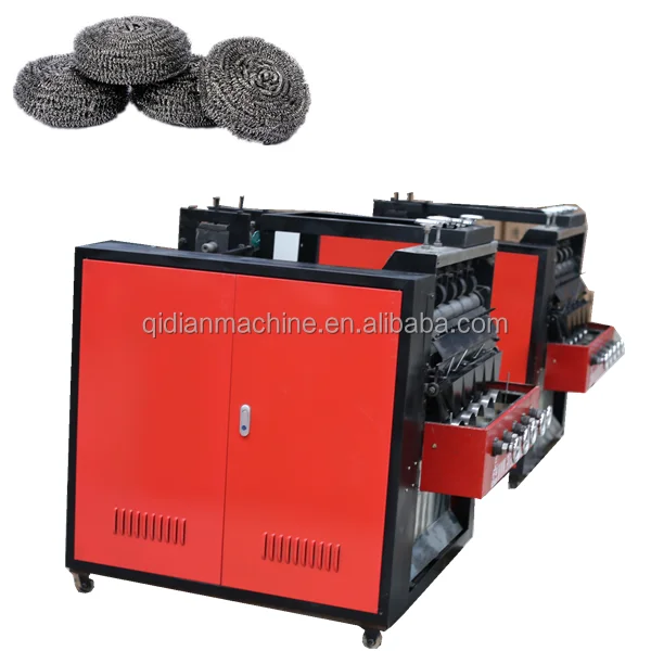Stainless steel scrubber making machine wire cleaning ball machine metallic scrubber making machine