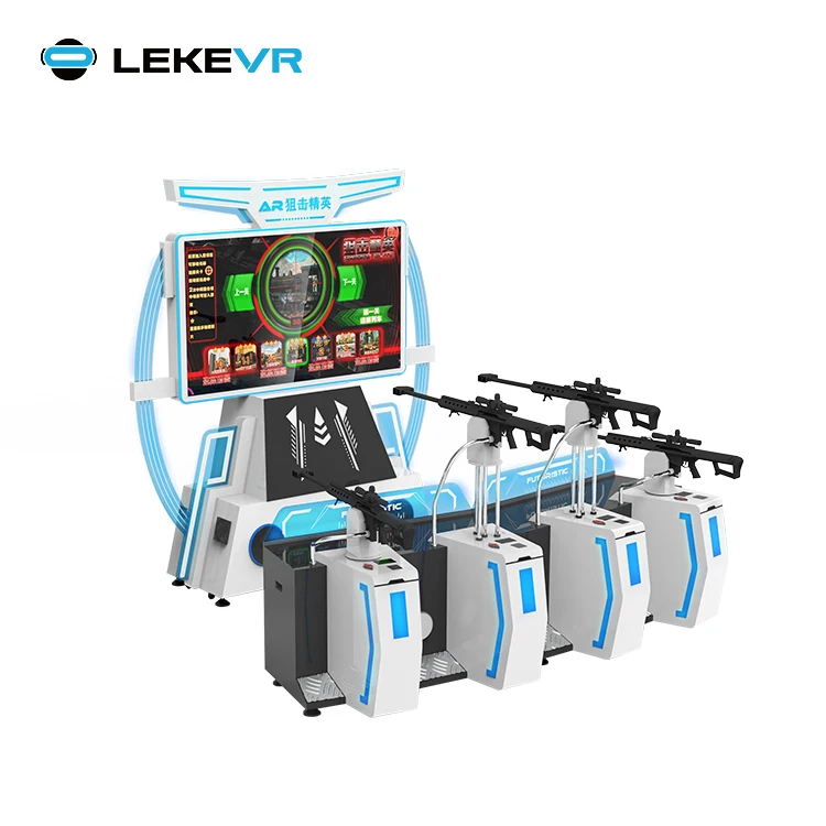 LEKE VR Realidad виртуальные 9d развлекательные машины аркадные игры многопользовательская битва АР Снайпер для бизнеса